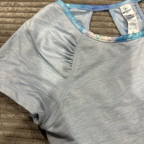 Light Blue Girl’s Athletic Top — 90 Degree by Reflex - Picture 3 of 7